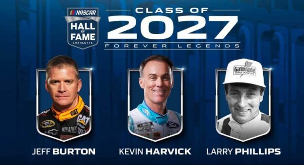 Visit Kevin Harvick, Jeff Burton y Larry Phillips exaltados al Salón de la Fama Clase 2027 page
