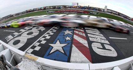 charlotte motor speedway cards in action