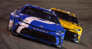 brad keselowski at nashville superspeedway in the nascar cup series race