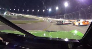In-cars: Different angles of Buescher, Hocevar scuffle
