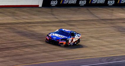 Ricky Stenhouse Jr. drives at Nashville.