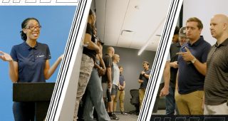 Veterans tour NASCAR Productions through Tech Accelerator