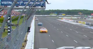 Hamlin seals deal on three straight Cup wins for first time