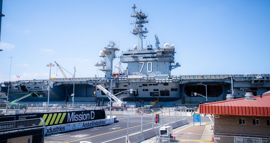 Así se construyó el circuito callejero de la Base Naval de Coronado para la NASCAR