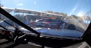 Recap the on-track clash between Gragson and Magnussen