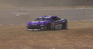 Watch out! Hamlin spins during chaotic restart