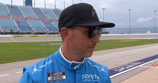 Hamlin credits timing, conditions for Chicagoland pole
