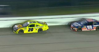 Brandon Jones holds off Elliott to win in overtime