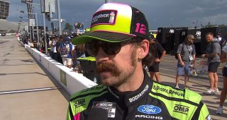 Ryan Blaney credits No. 12 team after winning EchoPark pole