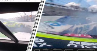 In-car: Blaney, Nemechek react after costly Brickyard contact
