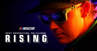 RISING: Connor Zilisch searches for a clean race day