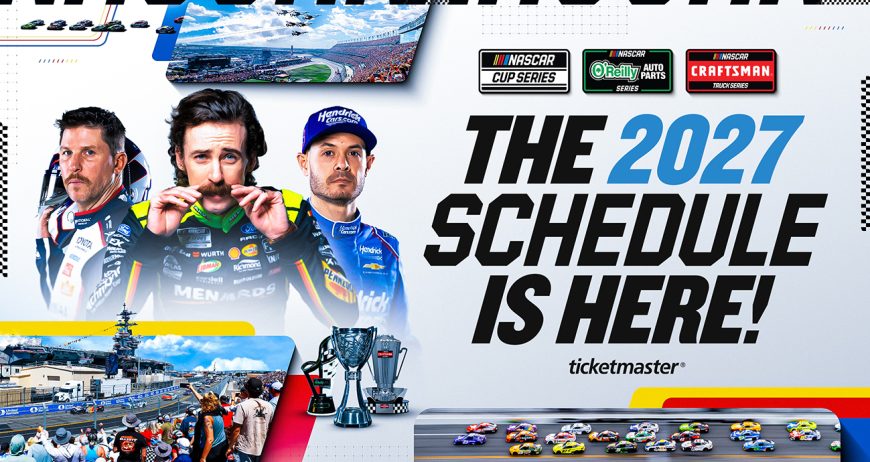Calendario NASCAR 2027: confirmadas todas las fechas para las 3 series nacionales
