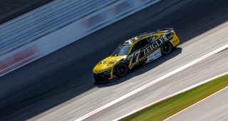 carson hocevar drives at gateway