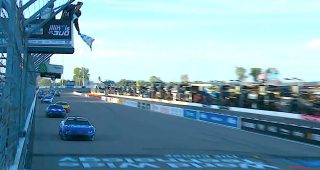 Larson wins wild overtime thriller at Gateway