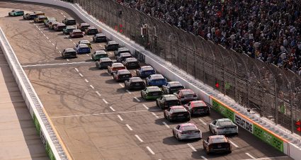 NASCAR at Martinsvlle ahead of the Chase race weekend.